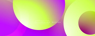 Üst üste binen dairesel şekillere sahip arka plan tasarımı, pürüzsüz gradyanlar ve yumuşak ışıklandırma efektleri, dinamik soyut bir kompozisyon oluşturur