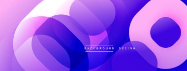 Katmanlı şeffaf gradyan şekillere sahip soyut arkaplan