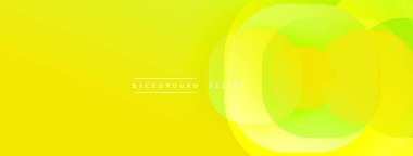 Çembersel soyut tasarım üst üste binen yarı saydam daireler ve yuvarlak şekiller, harmanlanan eğriler ve düzgün eğriler, derinlik, karşıtlık ve dinamik görsel efekt oluşturur.