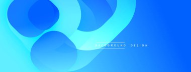 Katmanlı şeffaf gradyan şekillere sahip soyut arkaplan