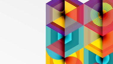 Altıgenler, elmas desenleri. Geometrik tekrarlayan altıgen arkaplan