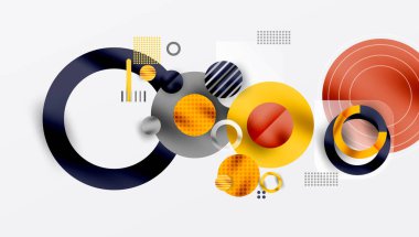 Soyut arkaplan - pürüzsüz eğimleri ve şeffaflığı olan katmanlı geometrik şekiller