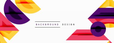 Soyut geometrik arkaplan şekilleri modern ve simetrik bir model oluşturur. Kalın kontrast, pürüzsüz gradyanlar, dinamik kompozisyon, fütüristik stil