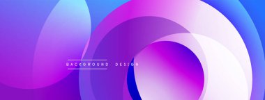 Üst üste binen dairesel şekillere sahip arka plan tasarımı, pürüzsüz gradyanlar ve yumuşak ışıklandırma efektleri, dinamik soyut bir kompozisyon oluşturur