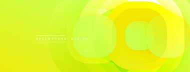 Çembersel soyut tasarım üst üste binen yarı saydam daireler ve yuvarlak şekiller, harmanlanan eğriler ve düzgün eğriler, derinlik, karşıtlık ve dinamik görsel efekt oluşturur.