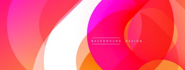 Katmanlı şeffaf gradyan şekillere sahip soyut arkaplan