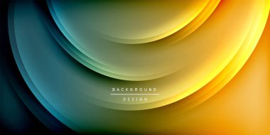 Dinamik gölge çizgileri geometrik şekiller