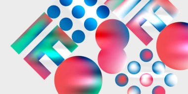 Üçgenler, daireler, kareler, dikdörtgenler. Duvar Kağıdı, Sancak, Arkaplan, Kart, Kitap İllüstrasyonu, İniş Sayfası