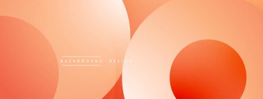 Katmanlı dairesel şekiller canlı renklerde, düzgün geçiş, derinlik efektleri ve modern, fütürist estetiğe sahip, gradyan açısından zengin soyut bir tasarım oluşturur.