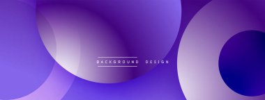 Katmanlı dairesel şekiller canlı renklerde, düzgün geçiş, derinlik efektleri ve modern, fütürist estetiğe sahip, gradyan açısından zengin soyut bir tasarım oluşturur.