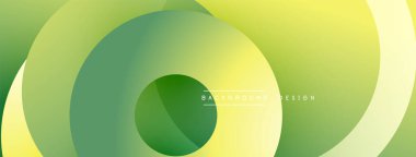 Üst üste binen dairesel şekillere sahip arka plan tasarımı, pürüzsüz gradyanlar ve yumuşak ışıklandırma efektleri, dinamik soyut bir kompozisyon oluşturur