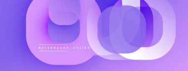 Katmanlı şeffaf gradyan şekillere sahip soyut arkaplan