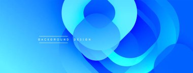 Katmanlı şeffaf gradyan şekillere sahip soyut arkaplan