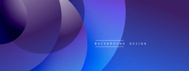 Katmanlı dairesel şekiller canlı renklerde, düzgün geçiş, derinlik efektleri ve modern, fütürist estetiğe sahip, gradyan açısından zengin soyut bir tasarım oluşturur.