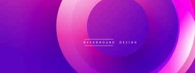 Üst üste binen dairesel şekillere sahip arka plan tasarımı, pürüzsüz gradyanlar ve yumuşak ışıklandırma efektleri, dinamik soyut bir kompozisyon oluşturur