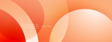 Katmanlı dairesel şekiller canlı renklerde, düzgün geçiş, derinlik efektleri ve modern, fütürist estetiğe sahip, gradyan açısından zengin soyut bir tasarım oluşturur.