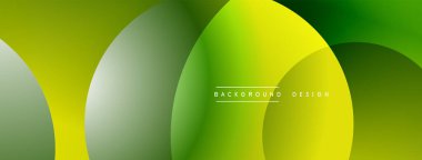 Üst üste binen dairesel şekillere sahip arka plan tasarımı, pürüzsüz gradyanlar ve yumuşak ışıklandırma efektleri, dinamik soyut bir kompozisyon oluşturur