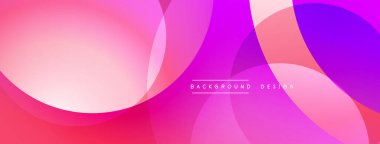 Soyut canlı katmanlar örtüşüyor. Pürüzsüz gradyanlar dinamik bileşim oluşturur. Modern tasarım, renkli, akışkan şekiller. Sunumlar için mükemmel arkaplan.