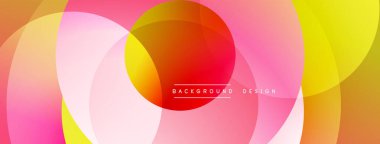 Canlı, soyut bir kompozisyon. Üst üste binen daireler dinamik değişim etkisi yaratır. Sıcaklık baskın gelir, enerjiyi, yaratıcılığı gösterir. Modern tasarım ögesi.