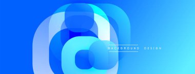 Mavi soyut katmanlar dinamik dairesel tasarım yaratır. Yumuşak eğim, modern estetik. Sunumlar, web siteleri ve markalaşma için mükemmel bir zemin.