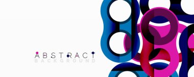 Parlak şekiller dinamik bileşim oluşturur. Modern tasarım, canlı renkler, soyut elementler, temiz çizgiler. Arkaplan ve sunumlar için mükemmel..