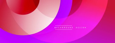 Soyut, canlı katmanlar akışkan şekiller yaratır. Pembe, mor, kırmızı renkler düzgün bir şekilde harmanlanır. Arka planlar, sunumlar, dijital sanat için modern tasarım.