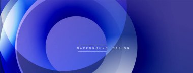 Soyut mavi katmanlar dinamik görsel efekt yaratır. Yumuşak eğimler, üst üste binen şekiller derinliği, modern estetiği akla getiriyor. Minimalist tasarım, temiz sunum.