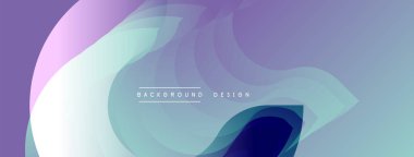 Soyut mor tasarım. Düz eğriler dinamik akış yaratır. Modern estetik, arka planlar, sunumlar, dijital sanat için mükemmel. Minimalist stil.