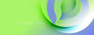 Soyut tasarım. Yumuşak katmanlar dinamik akış yaratır. Yeşil, mavi renkler kusursuz bir şekilde harmanlanır. Modern estetik, sunumlar ve web siteleri için mükemmel bir zemin.