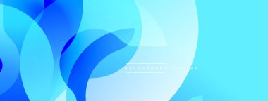 Mavi soyut şekiller dinamik değişim etkisi yaratır. Düz kıvrımlar, modern tasarım, canlı renkler, temiz estetik. Sunumlar ve web siteleri için mükemmel bir arkaplan.