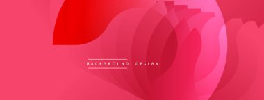 Soyut kırmızı arkaplan. pürüzsüz eğimler dairesel katmanlar oluşturur. Canlı renk düzeniyle modern tasarım. Basit ama zarif..