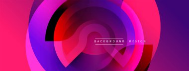 Soyut tasarım. Canlı renkler girdap oluşturur. Pembe, mor, mavi renkler kusursuz bir şekilde harmanlanır. Modern estetik, dinamik kompozisyon.