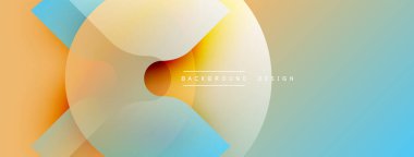 Soyut tasarım. Üst üste binen daireler canlı renk değişimleri yaratır. Yumuşak renkler harmanlanarak modern arkaplan oluşturuyor. Minimalist estetik, pürüzsüz geçişler.