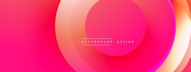 Soyut tasarım özellikleri üst üste biniyor. Canlı pembeler, portakallar, sarılar değişim etkisi yaratır. Modern estetik, basit kompozisyon.