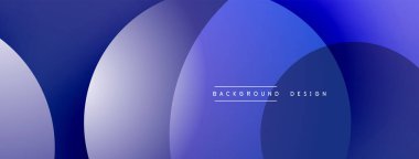 Soyut mavi şekiller örtüşüyor ve değişim etkisi yaratıyor. Düz kıvrımlar, modern tasarım, basit kompozisyon. Sunumlar, web siteleri, markalaşma için arkaplan.