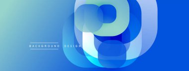 Soyut mavi tasarım. Üst üste binen daireler dinamik görsel efekt yaratır. Dereceli gölgeler derinlik katıyor. Modern, temiz estetik. Sunumlar için mükemmel arkaplan.