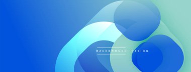 Mavi, yeşil katmanlar soyut şekiller yaratır. Düz gradyanlar, modern tasarım. Minimalist estetik, temiz kompozisyon. Dijital projeler için mükemmel arkaplan.