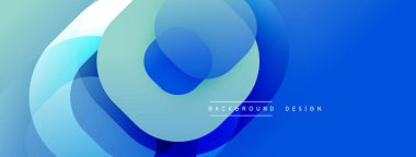Mavi soyut şekiller, dinamik görsel efekt oluşturur. Düz gradyanlar, modern tasarım, temiz estetik. Sunumlar ve web siteleri için mükemmel arkaplan.