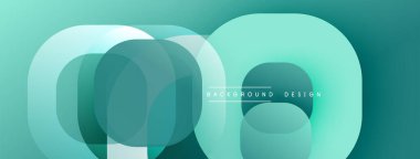 soyut geometrik şekiller, üst üste binen daireler, deniz mavisi tonları, modern tasarım, gradyan etkisi, minimalist estetik, pürüzsüz geçişler, dijital sanat, arkaplan dokusu.