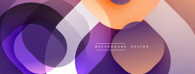 Soyut şekiller örtüşüyor canlı mor, turuncu gradyanlar yaratıyor. Modern tasarım, pürüzsüz geçişler, minimalist estetik. Sunumlar ve web siteleri için mükemmel arkaplan.
