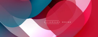 Soyut renkli katmanlar dinamik arkaplan yaratır. Pürüzsüz şekiller üst üste binerek modern tasarımı oluşturur. Canlı renkler pürüzsüz harmanlanır.