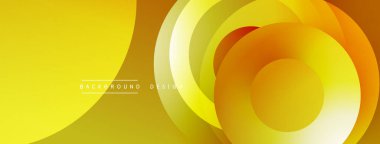 Soyut altın katmanlar dinamik görsel akış yaratır. Düz gradyanlar, dairesel şekiller, modern tasarım. Sunumlar, web siteleri ve markalaşma için mükemmel bir zemin.