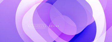 Mor soyut şekiller çakışıyor. Yumuşak gradyanlar dinamik görsel efekt yaratır. Arka planlar, sunumlar, dijital sanat için modern tasarım. Yumuşak geçişler, zarif kompozisyon..