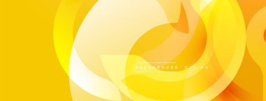Parlak sarı soyut şekiller çakışıyor. Pürüzsüz gradyanlar dinamik görsel efekt yaratır. Arkaplan, sunum ve web siteleri için modern tasarım.