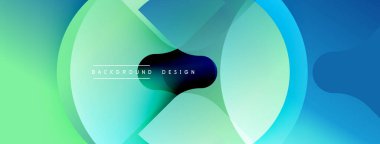 Soyut şekiller, canlı renkler, akan şekiller. Modern tasarım, gradyan etkisi, dinamik kompozisyon. Temiz estetik, pürüzsüz geçişler, görsel uyum.