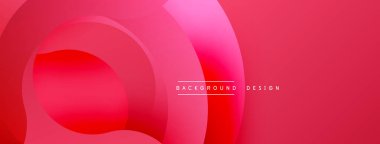 Soyut kırmızı tasarım. Pürüzsüz şekiller, dinamik görsel efektler yaratır. Dereceli gölgeler derinlik katıyor. Modern estetik.