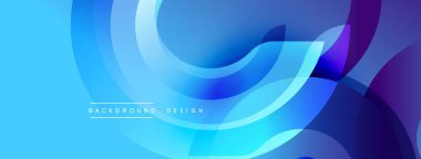 Mavi soyut şekiller, dinamik görsel efekt oluşturur. Yumuşak eğimler, akış çizgileri hareketi, modern tasarımı akla getiriyor..