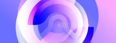 Soyut tasarım. canlı renkler. Dairesel şekiller çakışıyor. pürüzsüz gradyanlar dinamik görsel efekt yaratır. modern estetik.