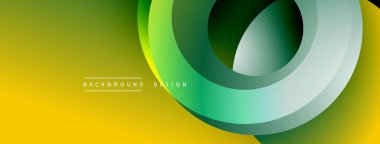 Soyut tasarım katmanlı dairesel şekiller içerir. Değişim aşamaları sarı, yeşil renkleri harmanlıyor. Modern estetik, arka planlar ve sunumlar için uygun. Minimalist kompozisyon dinamik görsel etki yaratır.