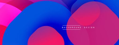 Soyut sıvı şekilleri örtüşür, canlı gradyanlar yaratır. Pembe, mavi renkler kusursuz bir şekilde harmanlanır. Modern tasarım hareketi, enerjiyi, görsel cazibeyi çağrıştırıyor. Minimalist estetik arka planlar.
